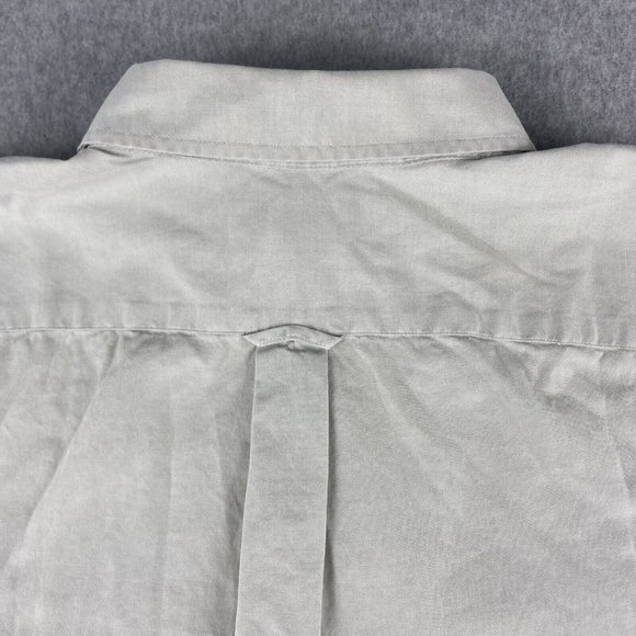 Everlane Shirt Mens medium/Large Gray Button Up Short Sleeve Pocket Cotton - Picture 11 of 12
